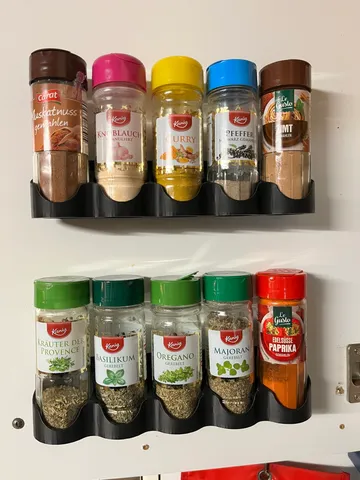 Door/wall mounted spice rack (no screws) by Hallum | Download free STL ...