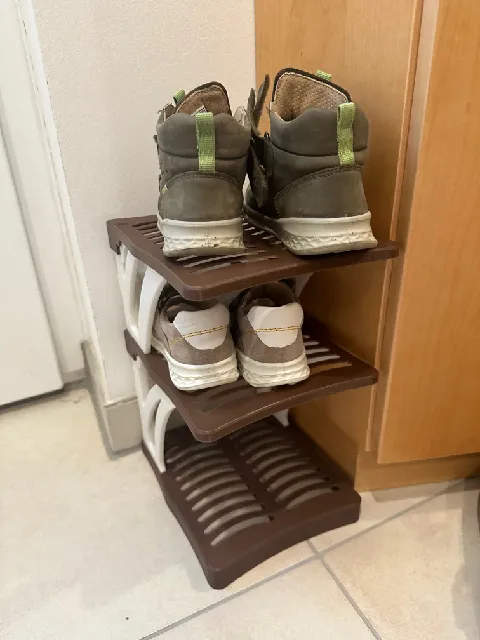 Make of Modular stackable shoe rack. by Andreas Rami | Download free ...