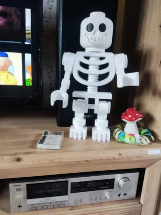 Mega Lego-like Skeleton (10:1 scale) by Julia Ebert, Download free STL  model