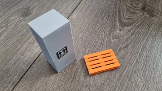 Europalette Tischuntersetzer 1:10 / euro pallet table coaster 1:10