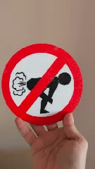 No Fart Sign - MMU ready