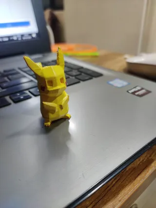 Low-Poly Pikachu By Agustin "Flowalistik" Arroyo | Download Free STL ...