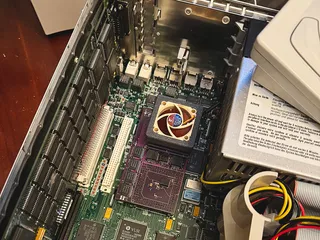 Motorola 68040 CPU Fan Holder
