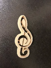 G-clef, clavis, music key, Notenschlüssel Cookie Cutter