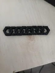Hexagonal Articulated Flexi Keychain V2