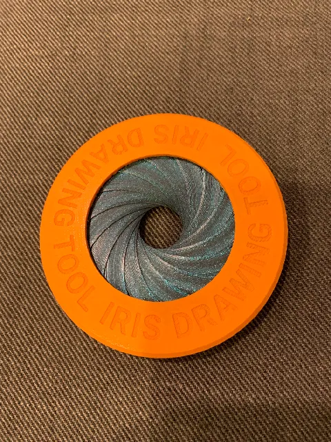Make of Iris Compass Circle Drawing (Easy to assemble) by prof