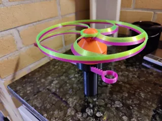 Slightly over engineered Pull Copter flies over 20 meters