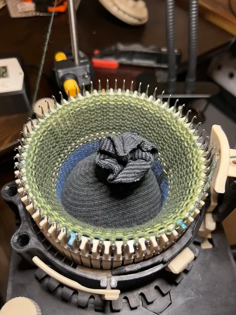 Make of Circular Sock Knitting Machine For My MOM and YOU! V2! With ...