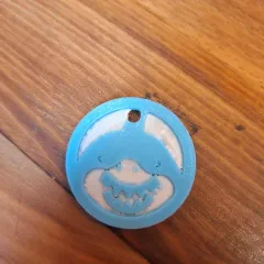 Jeff the land shark symbol token/keychain