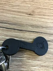 Removable shopping cart coin