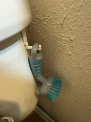 Advanced toilet brush hook