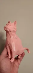 Low Poly Cat 2.0 (Decoration) (No Supports!)