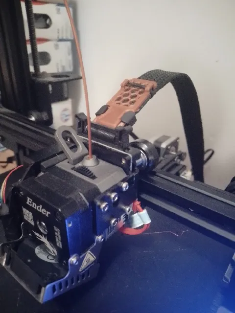 Make of Creality Sprite Pro Extruder Ribbon Cable Guide by mad4printing ...
