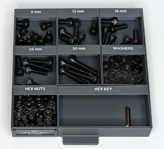 Stackable, Modular Screw Box / Organizer by Levytek | Download free STL ...