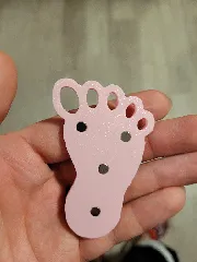 Baby foot keychain