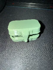 Toothbrush Travel Case print in place