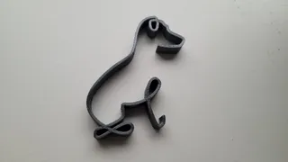 Minimalist Dog Sculpture