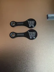 Shopping Cart Chip / Coin / Key (multicolor)