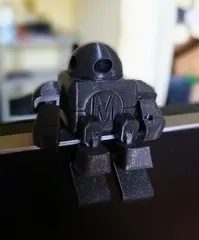 Maker Faire Robot Action Figure / Two Color / Dual Extrusion