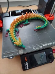 Articulated crystal dragon