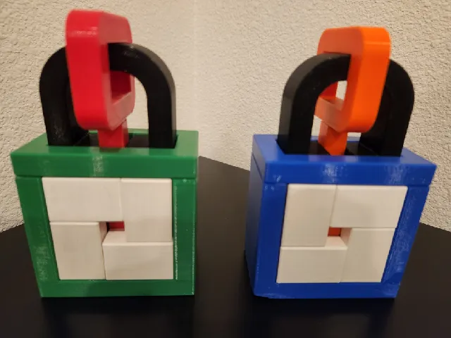 Make of Key Trap - Interlocking puzzle by Christoph Lohe by HexAxis3D ...