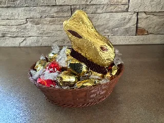 Woven easter basket