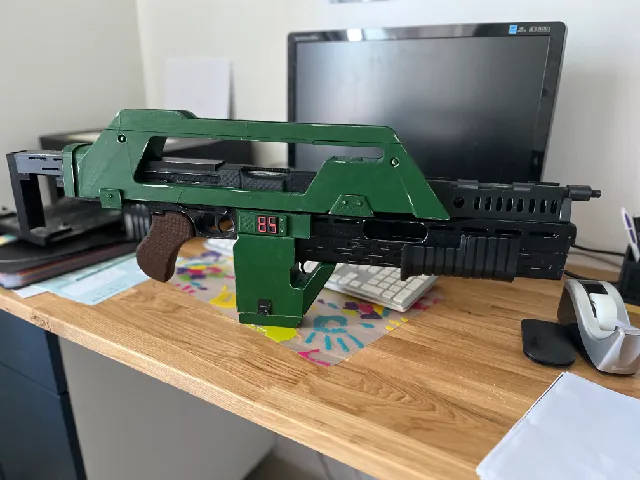 Make of M41A Aliens Pulse Rifle 1:1 Scale by korane | Download free STL ...