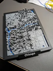Chicago Illinois 3D Miniature