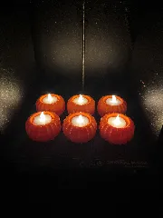 Pumpkin Tealight Holder - Halloween 24