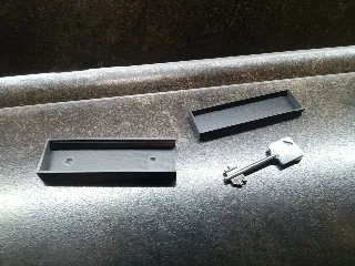 Under Desk Secret Safe Key Compartment