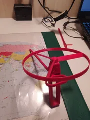 Strong Flying Propeller / Pull Copter (No Supports)