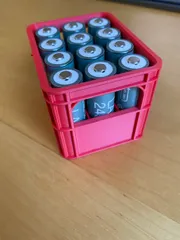 Customizable & stackable beer crate for all types of batteries