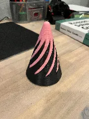 Spiral cone fidget toy