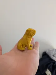 Sitting English Bulldog