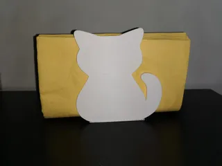 Cat napkin holder