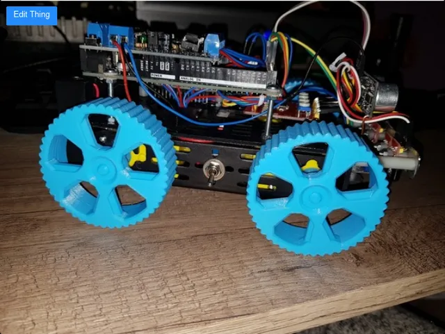 Make of Arduino Wheel customRS by Printmajstr | Download free STL model ...
