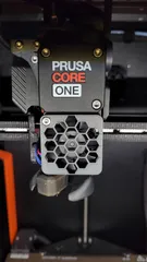 Prusa CORE ONE/MK4 Honeycomb Fan Grill Cover (EASY INSTALL)