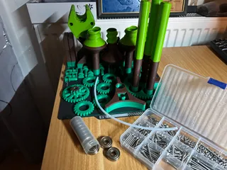 Pastamatic - Filament Spool Winder for Bambu Lab X1C/P1P AMS (level winder with self reversing leadscrew)