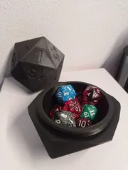 Screw Top D20 Dice Box V2