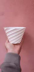 9 Sided Twisted Planter