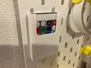 Ikea Skadis LED Remote Holder