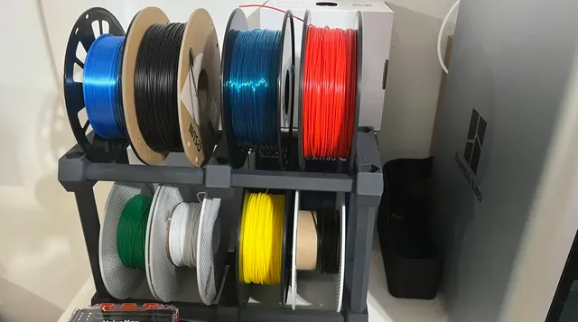Make of Modular filament spool rack by Kai Kim | Download free STL ...