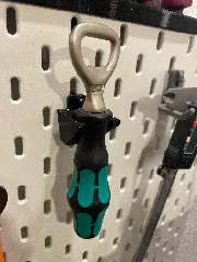 Skadis Wera bottle opener holder