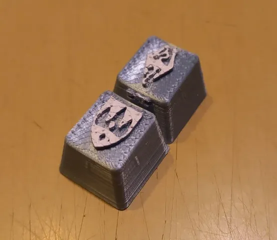 Elder Scrolls Skyrim Keycaps by 64bitcube | Download free STL model ...