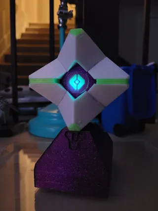 Full detailed Destiny Ghost model, led illuminated by ...