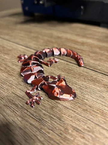 Low Poly Articulated Lizard by HexAxis3D | Download free STL model ...