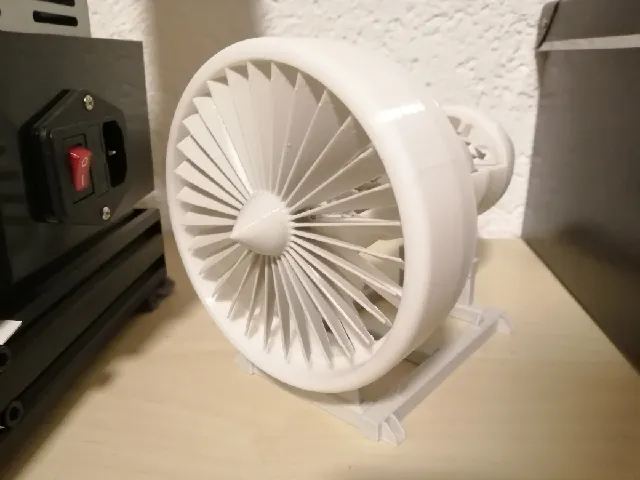 Make of Jet Engine - working compressed air turbofan by rndmframes ...