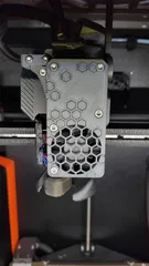Prusa Core One/MK4 Hex Pattern PG-case Fan Grill Cover