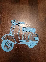 Vespa Silhouette Wandtattoo Wall ART