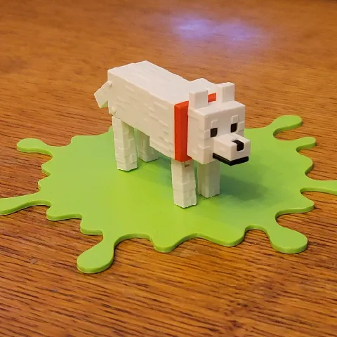 Minecraft Wolf/Dog Clicker by JonS | Download free STL model ...